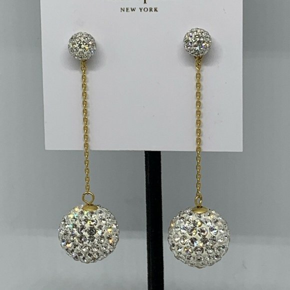 Kate Spade Razzle Dazzle Crystal Dangle Earrings - Picture 2 of 8